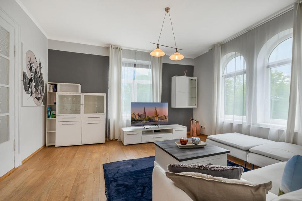 Ferienwohnung Am Schlosspark グリュックスブルク エクステリア 写真